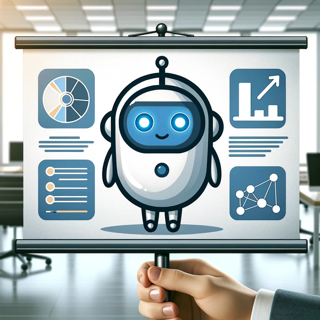 slide with ChatGPT chatbot